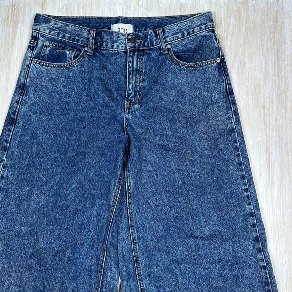 BDG Urban Outfitters A-Wide High Rise Wide Leg Casual Blue Denim Y2K Jeans 31 - Picture 2 of 16